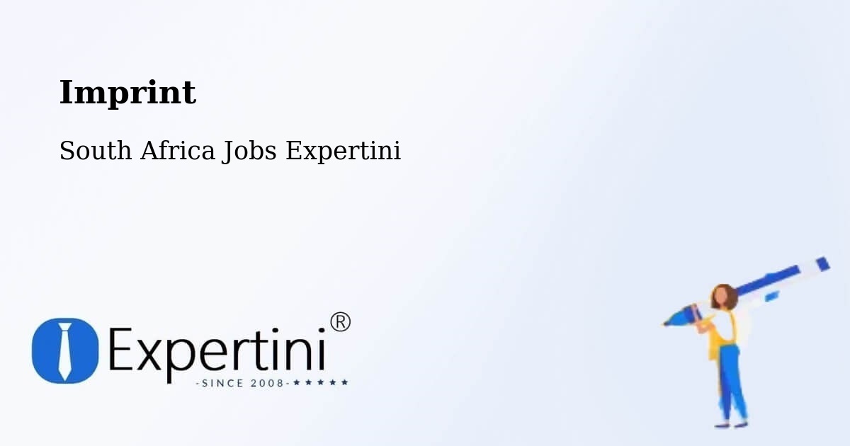 Imprint – Westonaria - South Africa Jobs Expertini